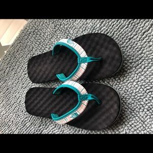 The North Face girls flip flops